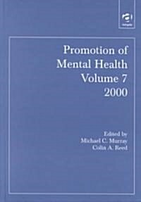 Promotion of Mental Health 2000 (Hardcover)