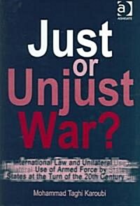 Just or Unjust War (Hardcover)