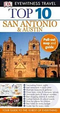 Eyewitness Travel Top 10 San Antonio & Austin (Paperback, Map)