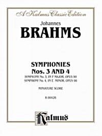 Symphonies Nos. 3 & 4 (Paperback)