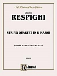 String Quartet in D Major (1907) (Paperback)