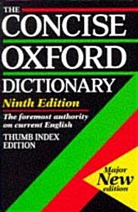 Concise Oxford Dictionary (Hardcover, 9th edition)