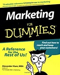[중고] Marketing For Dummies (For Dummies (Lifestyles Paperback)) (Paperback, 2)