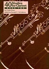 40 Studies for Clarinet Book Two (Paperback)