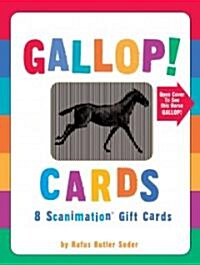 [중고] Gallop! Cards (Paperback)