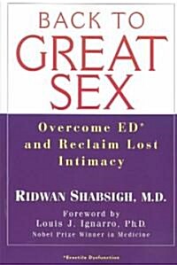 Back to Great Sex (Paperback, Reprint)