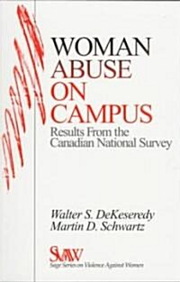 Woman Abuse on Campus: Results from the Canadian National Survey (Paperback)