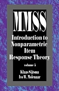 Introduction to Nonparametric Item Response Theory (Hardcover)