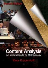 Content analysis : an introduction to its methodology 2nd ed