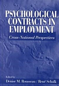 Psychological Contracts in Employment: Cross-National Perspectives (Hardcover)