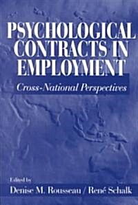 Psychological Contracts in Employment: Cross-National Perspectives (Paperback)