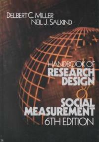 Handbook of research design & social measurement 6th ed