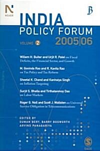 India Policy Forum, 2005/06 (Paperback)