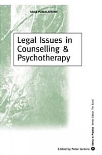 Legal Issues in Counselling & Psychotherapy (Hardcover)
