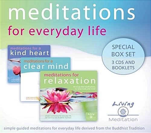 Meditations for Everyday Life (Audio 3 CDs) : Special Box Set 3 CDs and Booklets (CD-Audio)