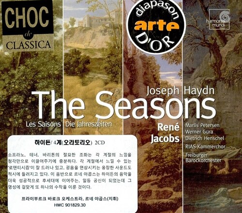 [중고] Joseph Haydn - The Seasons / Rene Jacobs
