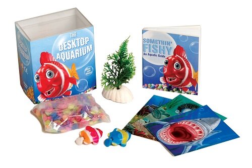 The Desktop Aquarium (Mega Mini Kit): Just Add Water! [With Plant, Gravel & 4 Playful Backgrounds and 32-Page Booklet and 2 Magnetic Fish and a Magnet (Other)