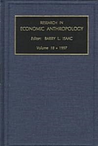 Research in Economic Anthropology (Hardcover)