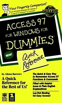 Access 97 for Windows for Dummies: Quick Reference (Paperback)