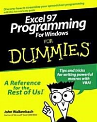 Excel 97 Programming for Windows for Dummies (Paperback)