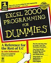 Excel 2000 Programming for Dummies (Paperback, CD-ROM)