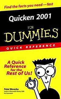 Quicken 2001 for Dummies (Paperback, Spiral)