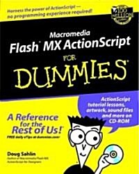 Macromedia Flash Mx Actionscript for Dummies (Paperback, CD-ROM)