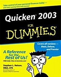 Quicken 2003 for Dummies (Paperback)