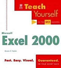 Teach Yourself Microsoft Excel 2000 (Paperback)