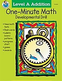 1 Minute Math Level a Addition: Developmental Drill (Paperback)