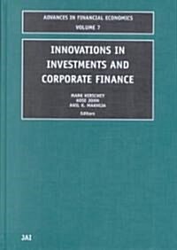 Innovations in Investments and Corporate Finance (Hardcover)