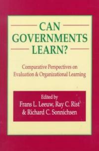 Can governments learn? : comparative perspectives on evaluation organizational learning