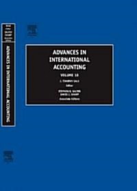 Advances in International Accounting (Hardcover)