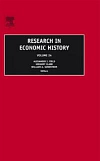 Research in Economic History (Hardcover)