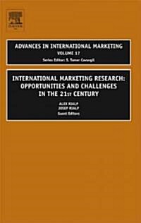 International Marketing Research: Opportunities and Challenges in the 21st Century (Hardcover)