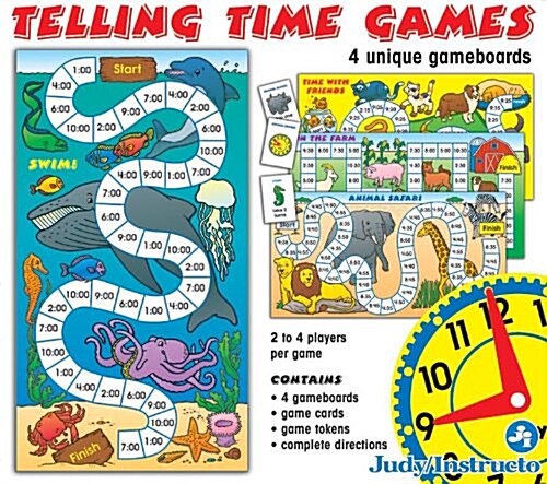 Telling Time Games (Board Game)