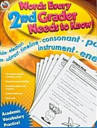 Words Every 2nd Grader Needs to Know! (Paperback)