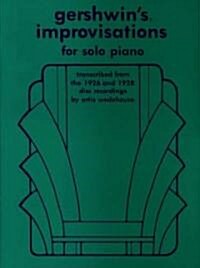 [중고] Gershwin‘s Improvisations for Solo Piano (Paperback)