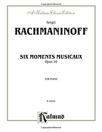 Moments Musicaux, Op. 16 (Paperback)