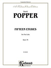 Fifteen Etudes For The Cello, Opus 76 (Paperback)