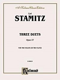 Three Duets, Op. 27 (Paperback)