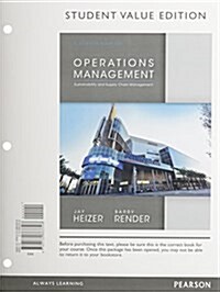 Operations Management, Student Value Edition; Student CD for Operations Management; New Myomlab with Pearson Etext -- Access Card -- For Operations Ma (Paperback, 11)