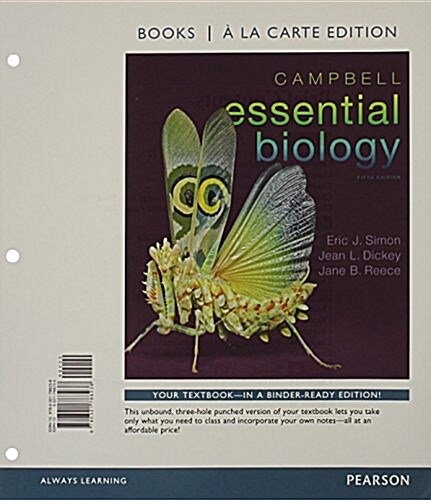 Campbell Essential Biology, Books a la Carte Edition & Modified Masteringbiology with Pearson Etext -- Valuepack Access Card -- For Campbell Essential (Hardcover)