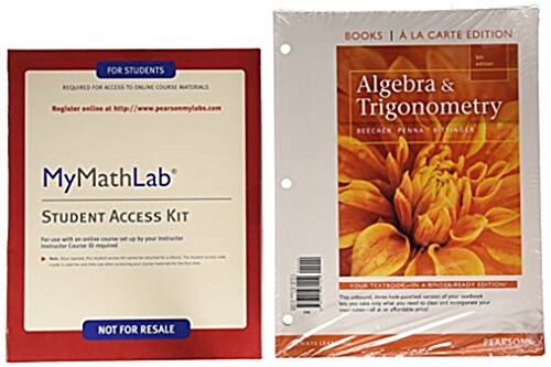 Algebra and Trigonometry, Books a la Carte Edition Plus Mylab Math with Pearson Etext, Access Card Package (Paperback, 5)