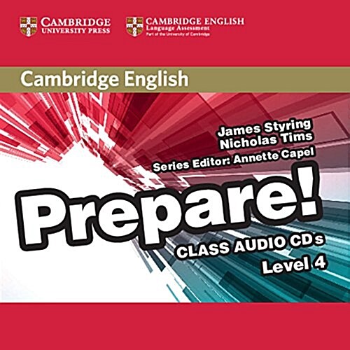 Cambridge English Prepare! Level 4 Class Audio CDs (2) (CD-Audio)