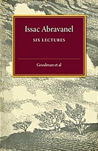 Isaac Abravanel : Six Lectures (Paperback)