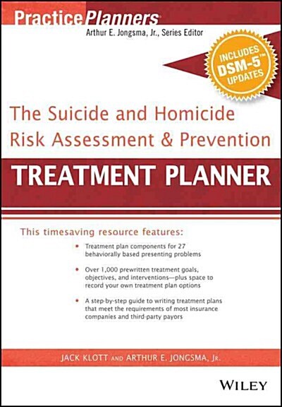 The Suicide and Homicide Risk Assessment and Prevention Treatment Planner, with Dsm-5 Updates (Paperback, 2)
