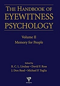 Handbook of Eyewitness Psychology (Paperback, 3 Vol Set)