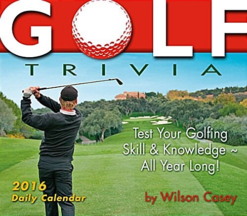 Golf Trivia Calendar (Daily, 2016)