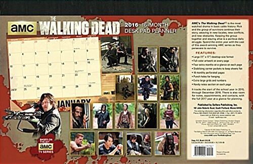 Walking Dead Calendar (Desk, 2016)
